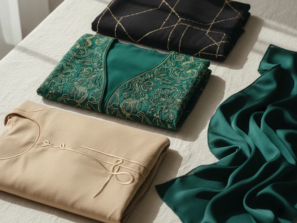 Abaya & Hijab Printing — Mearic textile machinery applications (sublimation, heat-press, lamination)