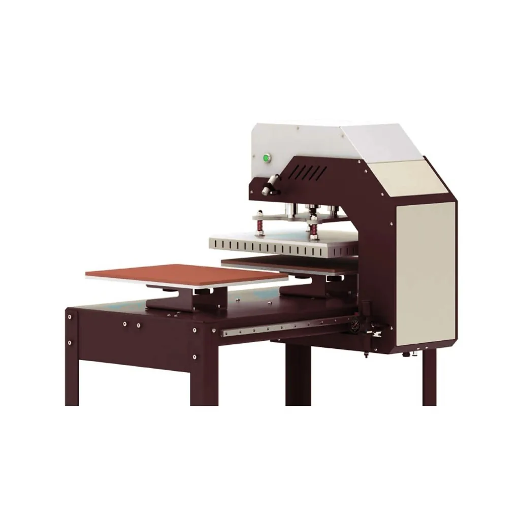 Mearic Heat Press — Versatile heat press machines for flat-bed transfer printing on garments, promotional items, and custom apparel. Available in manual, semi-automatic, and automatic configurations.